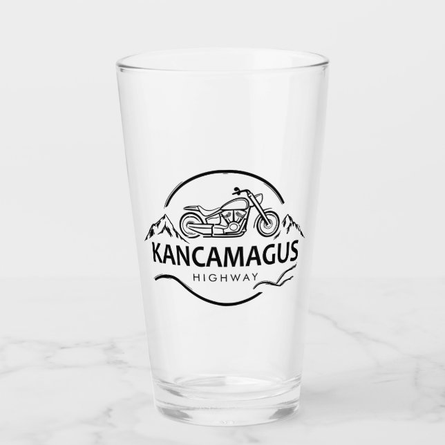 Kancamagus Highway New Hampshire Motorcycle Glass (Front)