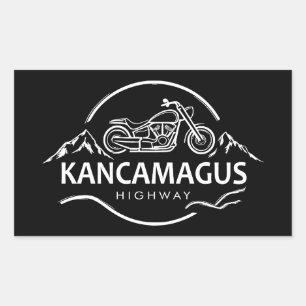 Kancamagus Highway New Hampshire Motorcycle Rectangular Sticker