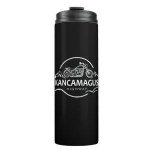 Kancamagus Highway New Hampshire Motorcycle Thermal Tumbler