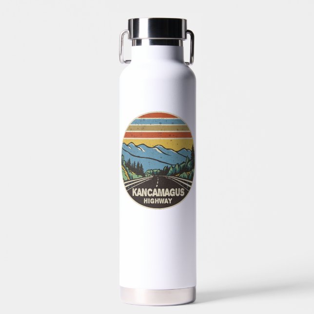 Kancamagus Highway New Hampshire Mountains Water Bottle (Front)