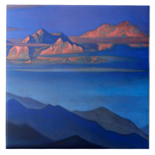 “Kanchenjunga” by Nicholas Roerick Tile