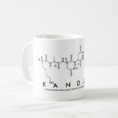 Kandace peptide name mug (Front Left)