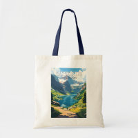 Kandersteg Switzerland Travel Art Vintage