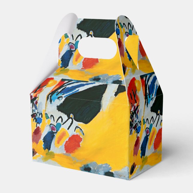 Kandinski Impression III Concert Abstract Painting Favour Box (Front Side)