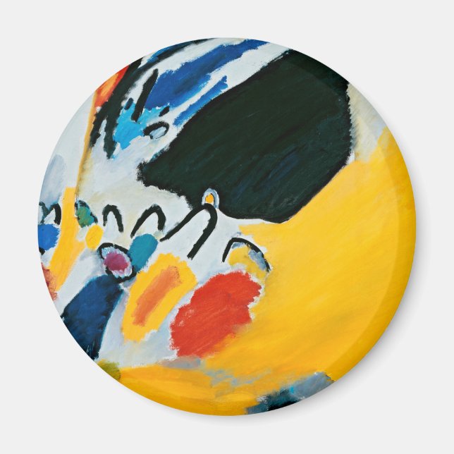 Kandinski Impression III Concert Abstract Painting Magnet (Front)