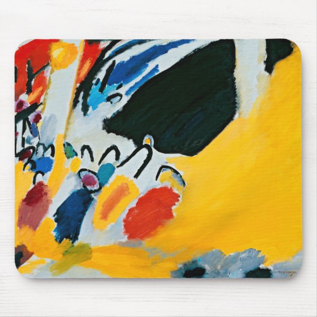 Kandinski Impression III Concert Abstract Painting Mouse Mat (Front)