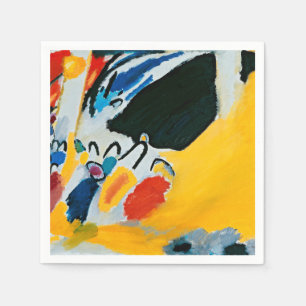 Kandinski Impression III Concert Abstract Painting Napkin