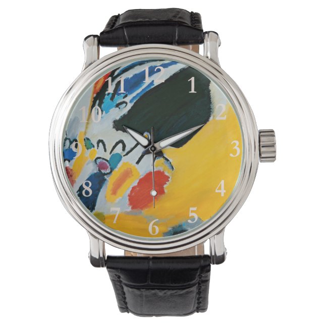 Kandinski Impression III Concert Abstract Painting Watch (Front)