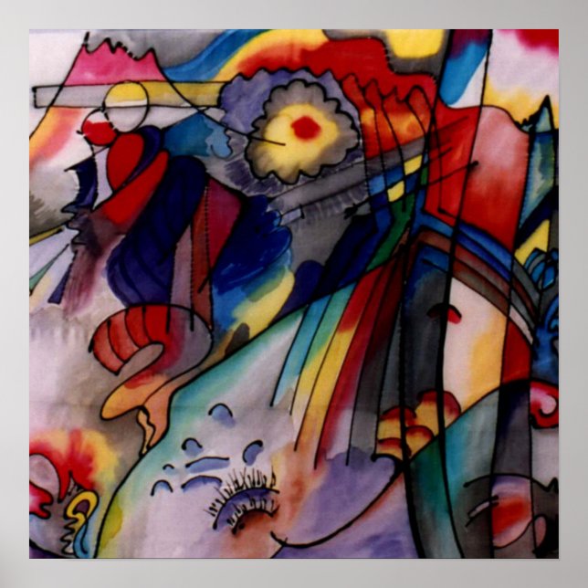 Kandinsky 1913 Abstract Painting Poster (Front)