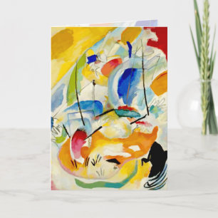 Kandinsky 1913/sea battle/pixdezines card