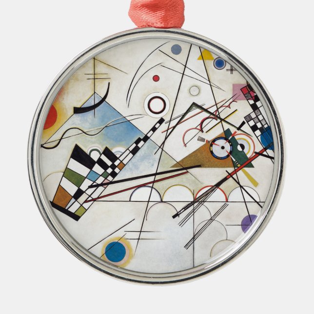 Kandinsky 1923/composition viii/pixdezines metal tree decoration (Front)