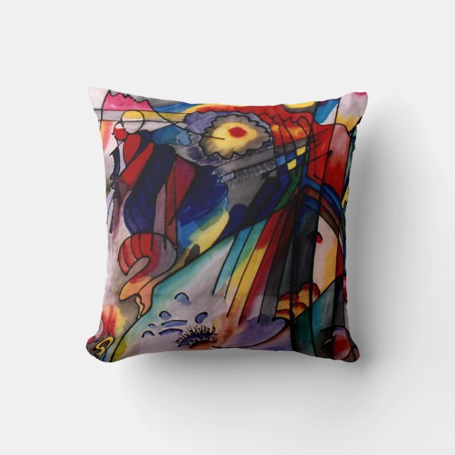 Kandinsky - 293, famous artwork, cushion (Front)