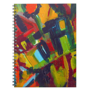 Kandinsky 304 Colourful Abstract Artwork Notebook