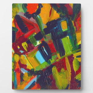 Kandinsky 304 Colourful Abstract Artwork Plaque