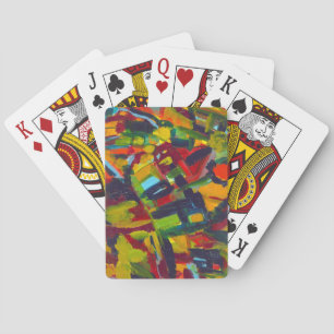 Kandinsky 304 Colourful Abstract Artwork Playing Cards