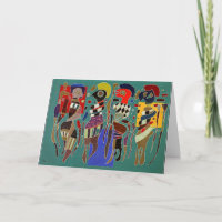 Kandinsky - 4 figures on 3 squares