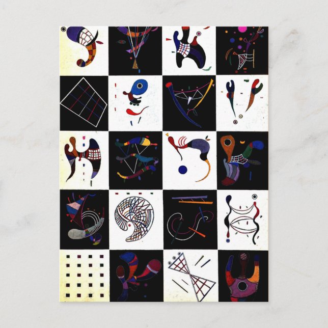 Kandinsky - 4x5=20 postcard (Front)