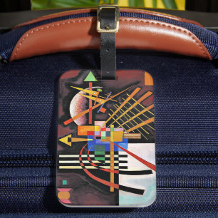 Kandinsky - Above and Left, famous art Luggage Tag