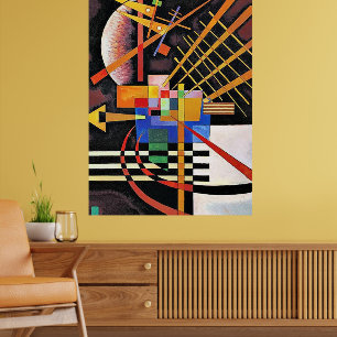 Kandinsky - Above and Left, Poster