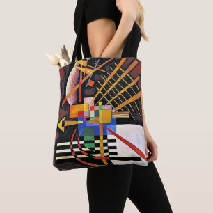 Kandinsky - Above and Left, Tote Bag