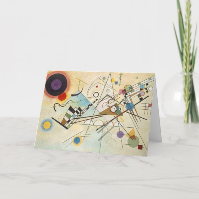 Kandinsky Abstract art Card (Front)