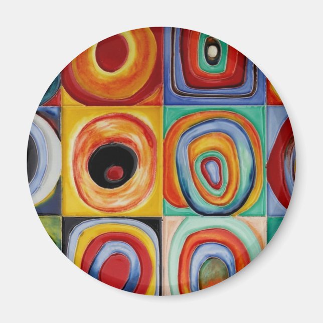Kandinsky Abstract Art Magnet (Front)