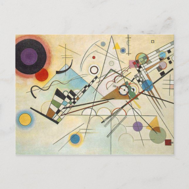 Kandinsky Abstract art Postcard (Front)