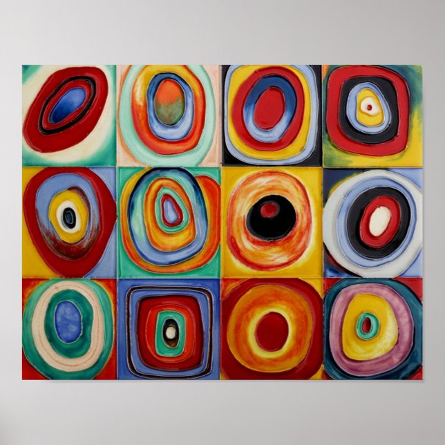 Kandinsky Abstract Art Poster (Front)