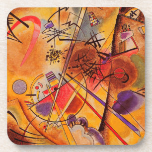 Kandinsky Abstract Artwork Coaster