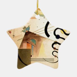 Kandinsky Abstract Ceramic Tree Decoration