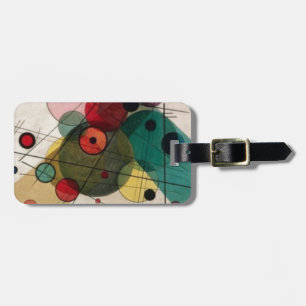 Kandinsky Abstract Circles Luggage Travel Bag Tag