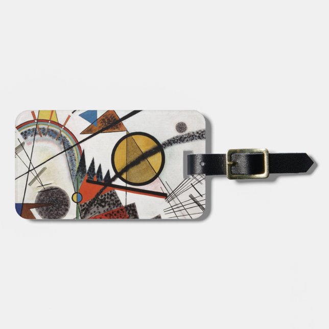 Kandinsky Abstract Composition Artwork Luggage Tag (Front Horizontal)