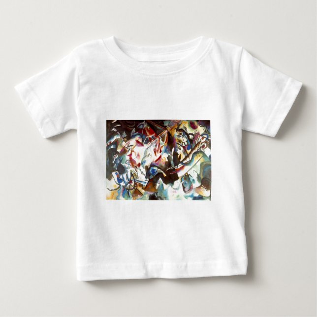 Kandinsky Abstract Composition VI Baby T-Shirt (Front)