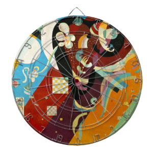 Kandinsky Abstract Compositon IX Dartboard