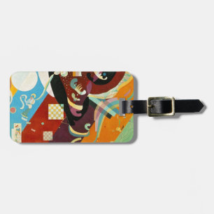 Kandinsky Abstract Compositon IX Luggage Tag
