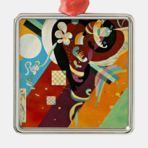 Kandinsky Abstract Compositon IX Metal Tree Decoration