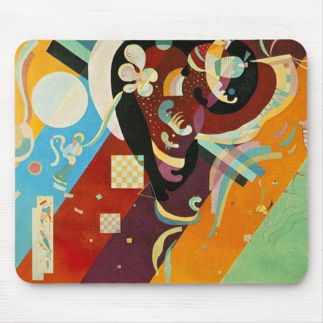Kandinsky Abstract Compositon IX Mouse Mat (Front)
