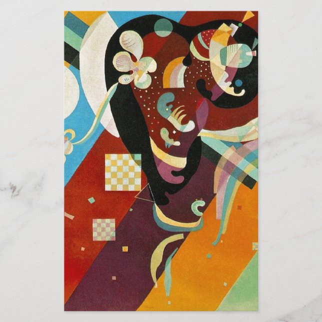 Kandinsky Abstract Compositon IX Stationery (Front)