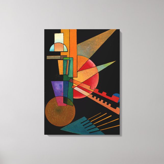 Kandinsky - Abstract Interpretation Canvas Print (Front)
