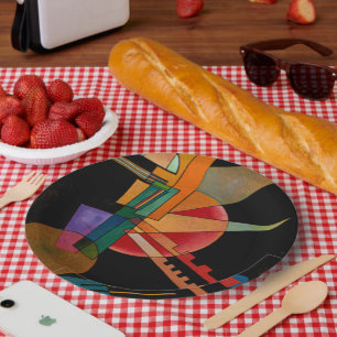 Kandinsky - Abstract Interpretation Paper Plate