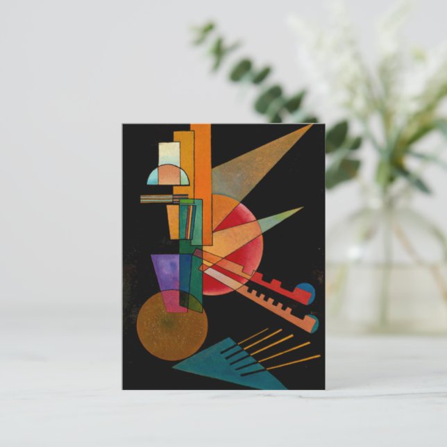 Kandinsky - Abstract Interpretation Postcard (Standing Front)