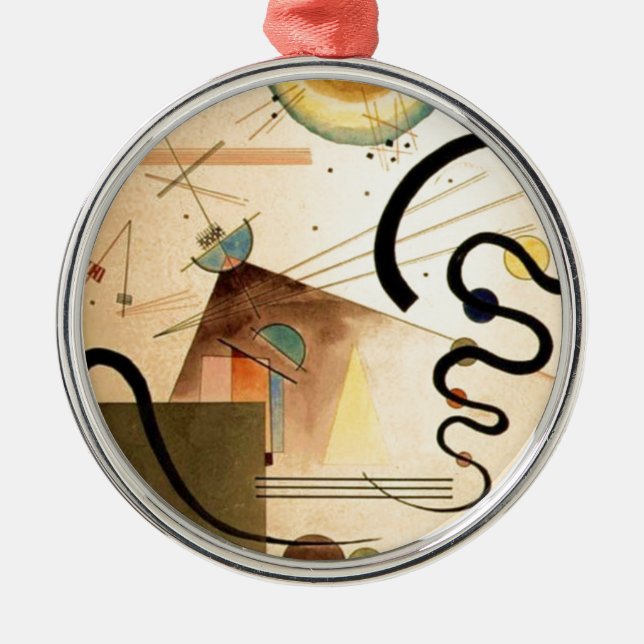 Kandinsky Abstract Metal Tree Decoration (Front)