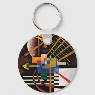Kandinsky Abstract Painting Classical Artwork Key Ring
