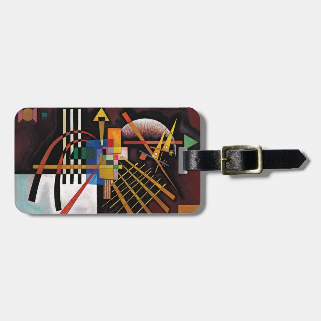 Kandinsky Abstract Painting Classical Artwork Luggage Tag (Front Horizontal)