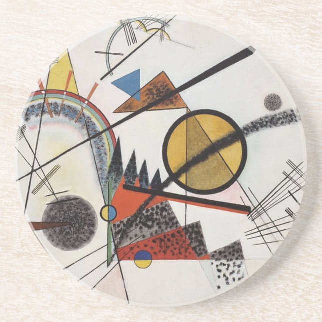 Kandinsky Abstract Painting Modern Art Master Coaster (Front)