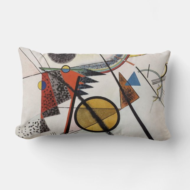 Kandinsky Abstract Painting Modern Art Master Lumbar Cushion (Front)