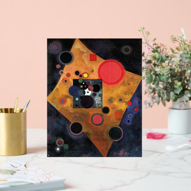 Kandinsky - Accent on Rose, Acrylic Sign (Wedding)