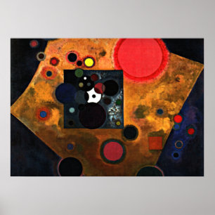 Kandinsky - Accent on Rose Poster