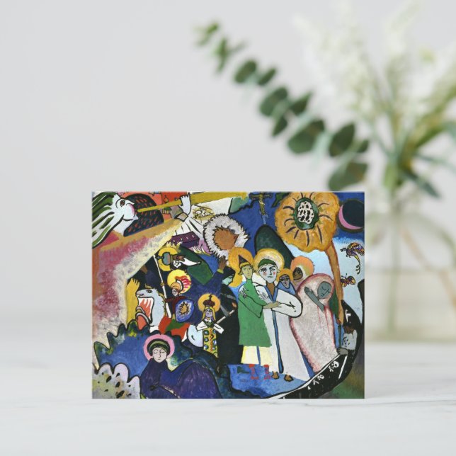 Kandinsky - All Saints I, Holiday Postcard (Standing Front)
