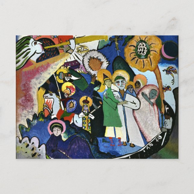 Kandinsky - All Saints I Postcard (Front)